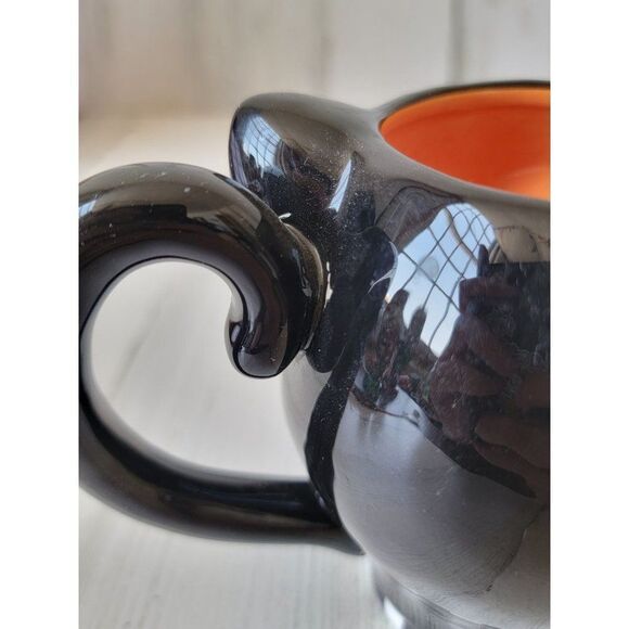 Dept 56 34599 AS IS Black‎ cat mug google eyes Halloween home decor - Picture 7 of 7